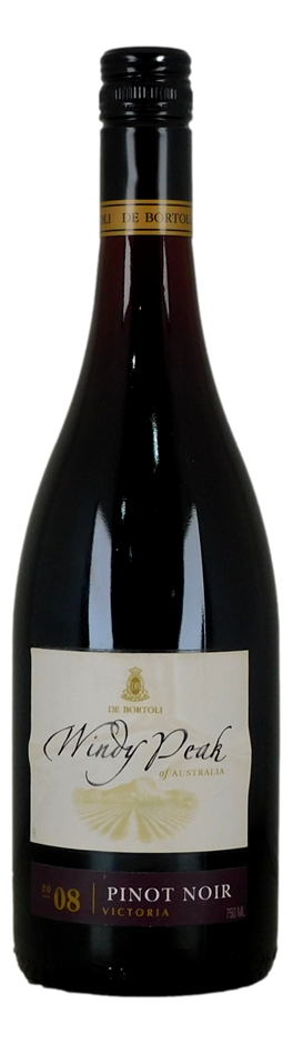 De Bortoli Windy Peak Pinot Noir 2008 (1x 750mL), AUS.