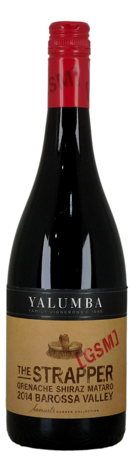 Yalumba The Strapper Grenache Shiraz Mataro 2014 (1x 750mL), AUS.