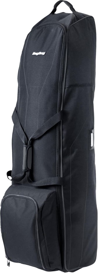 BAG BOY Unisex T-460 Travel Cover with Wheels For Golf Clubs, Black, One Si