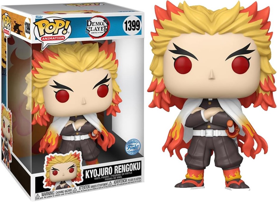 FUNKO POP! Jumbo: Demon Slayer - Rengoku - Collectable Vinyl Figure.
