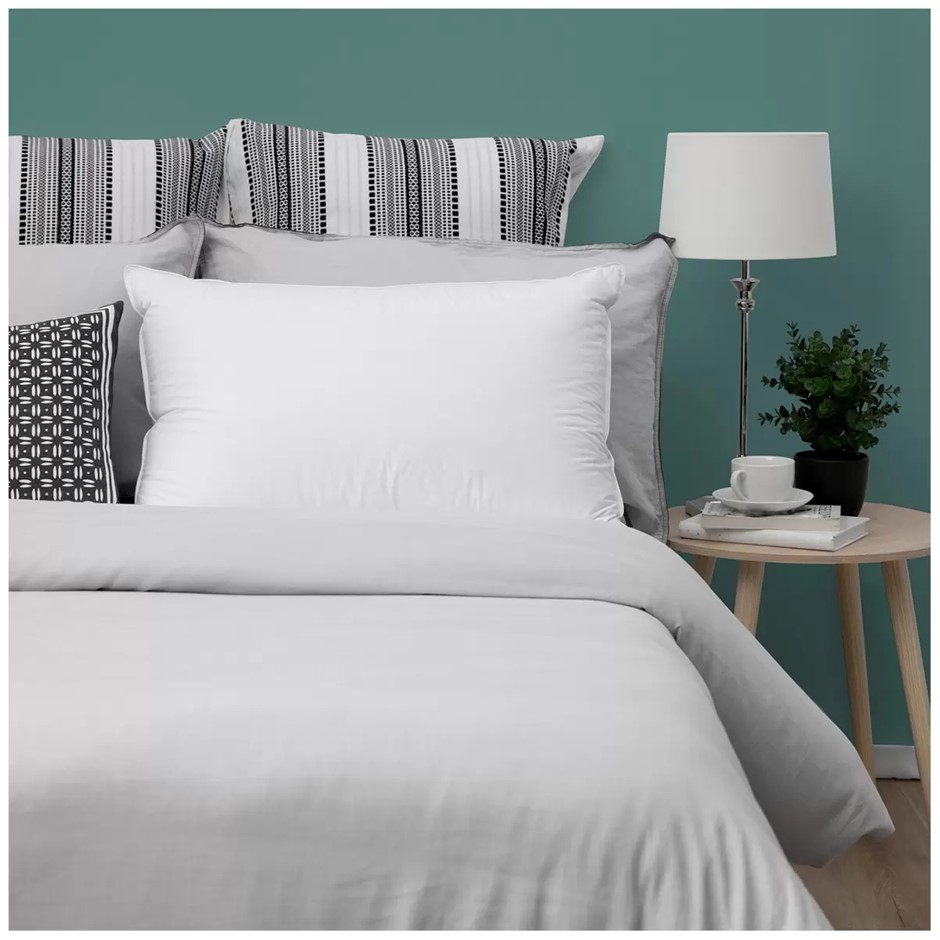 TONTINE Hotel Pure Feather Pillow, 2 Pack. NB: Dusty From Storage.