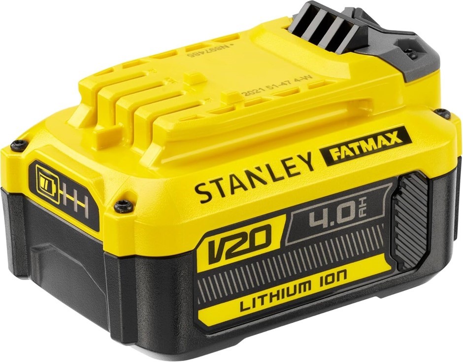 STANLEY Fatmax V20 18V 4.0Ah Lithium Battery. NB: Minor use & Not in Origin