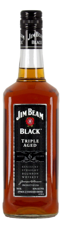 Jim Beam Black Label Bourbon Triple Aged 6 years (1x 700mL) USA