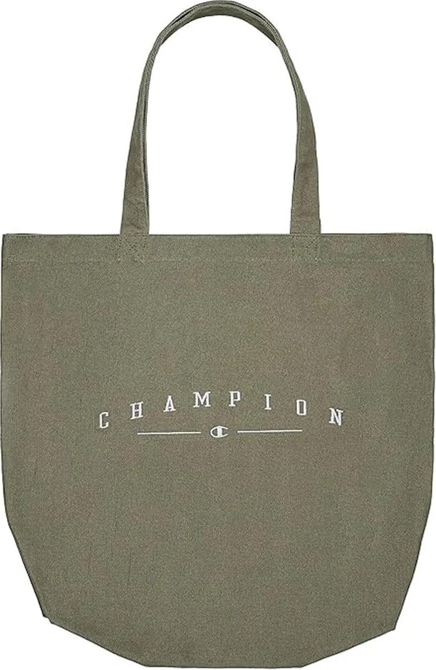 CHAMPION Script Canvas Tote. Colour: Green.