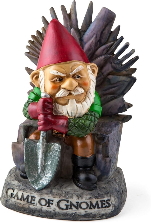 BIGMOUTH Game of Gnomes Garden Gnome Statues