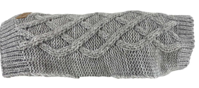 HUSKIMO Diamond Cable Jumper, Grey.