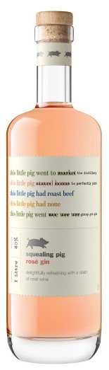 Squealing Pig Gin Rose Gin NV (6x 1L).