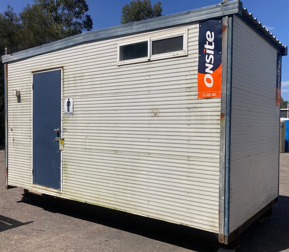 Portable Toilet Block - 4.8m x 2.4m - Male- Newcastle
