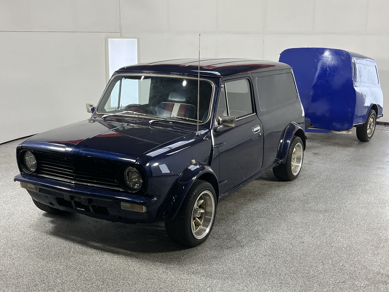 1975 Leyland Mini Manual Wagon and Trailer