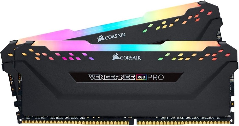 CORSAIR Vengeance RGB PRO 32GB (2x16GB) DDR4 2666MHz C16 Desktop Gaming Mem