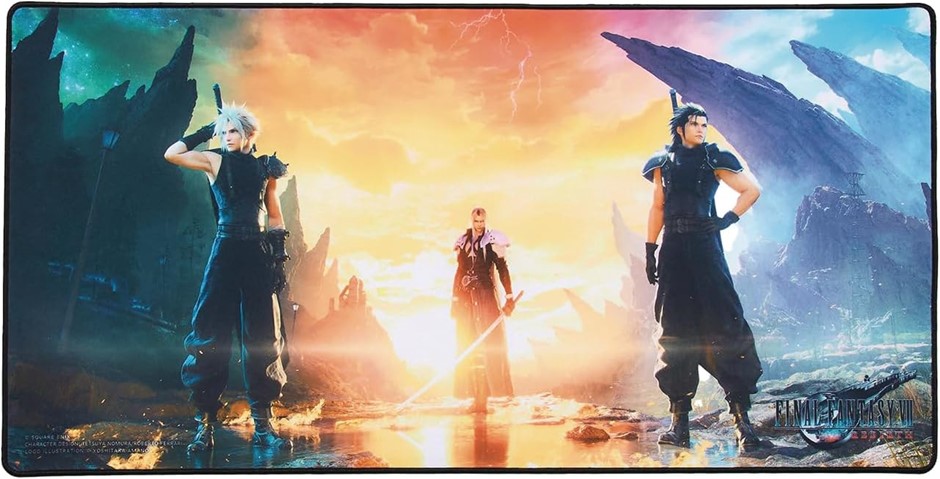 5 x SQUARE ENIX Final Fantasy VII Rebirth Gaming Mouse Pad 40L x 80W Centim