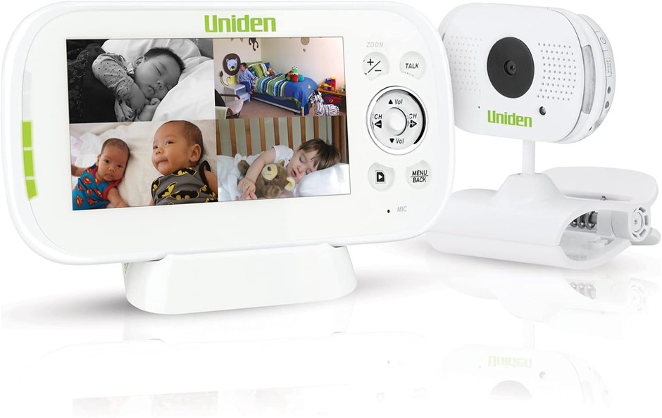 UNIDEN BW3101-4.3” Digital Wireless Baby Video Monitor. NB: Minor Use, Not