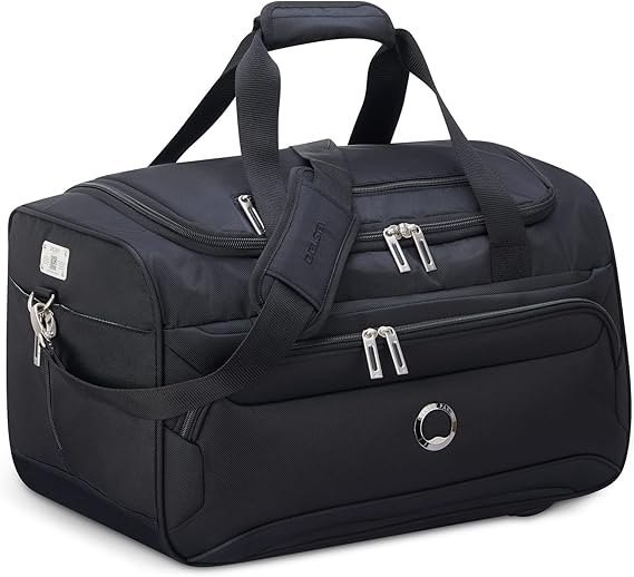 DELSEY Paris Sky Max 2.0 Duffle Carry-on Bag (18 x 10.5 x 11.5"), Black RRP