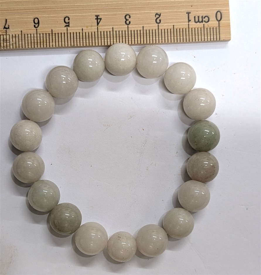 Burma Jade Stretchy One Size Fits Most Bracelet