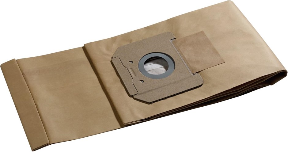 Pack of 5 x BOSCH VB140 Paper Filter Bags for use with VAC140 Dust Extracto