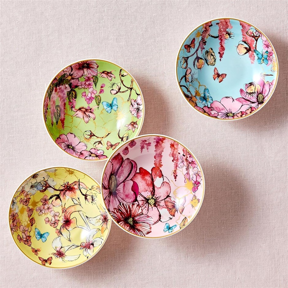 MAXWELL & WILLIAMS Estelle Michaelides Enchantment Dish, 10cm, Set of 4.