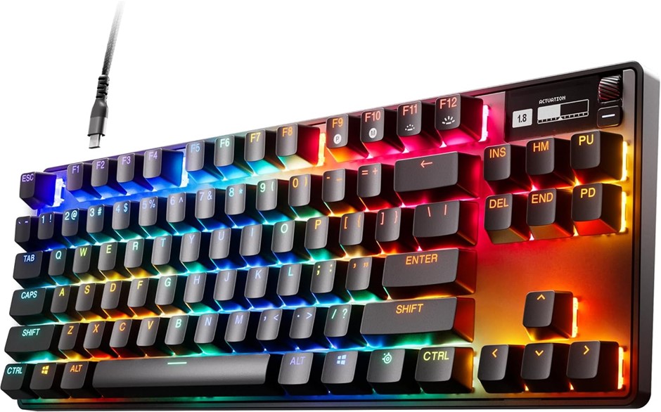 STEELSERIES Apex Pro TKL 2023 (Compact) 0.1-4.0mm Adjustable Hyper-Magnetic