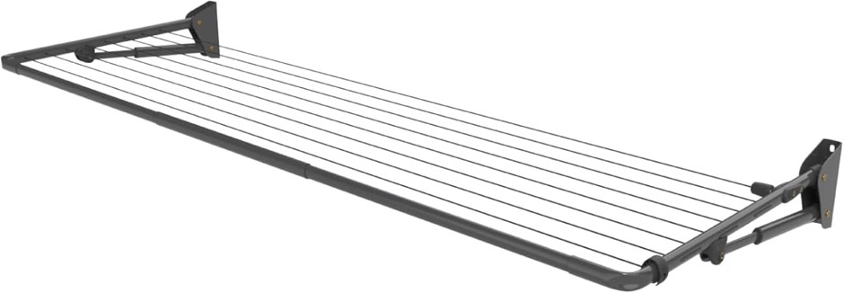 HILLS Compact Folding Frame Clothesline, Monument. NB: Damaged with missing