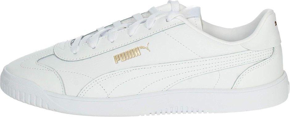 PUMA Unisex Club 5v5 Sneaker, White/White/Gold, US 11.5/UK10.5 (389406). B