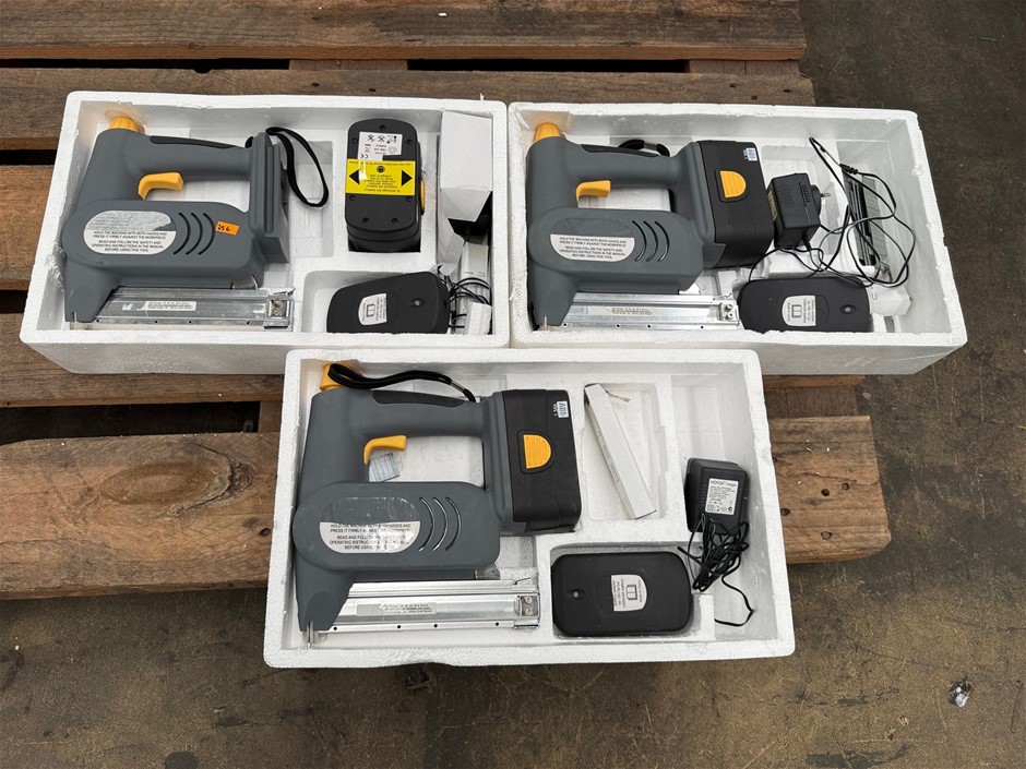 18V DC Cordless Nail Gun x 3 units