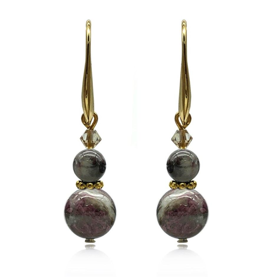 Tourmaline & Swarovski® Crystal Earrings