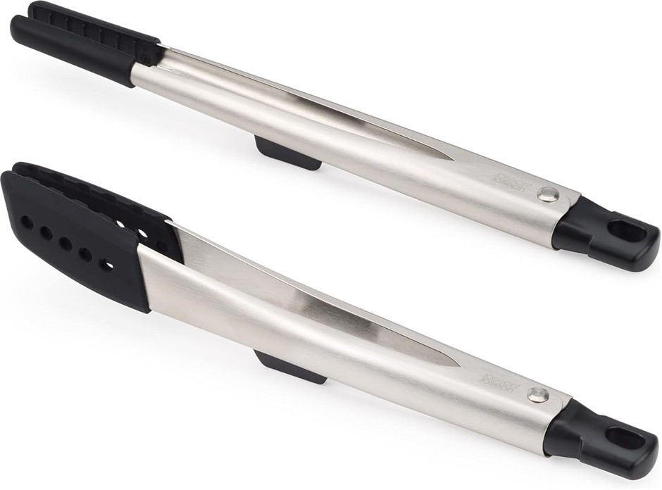 JOSEPH JOSEPH 2 Piece Elevate Fusion Cooking Tongs Set Silicone Stainless S