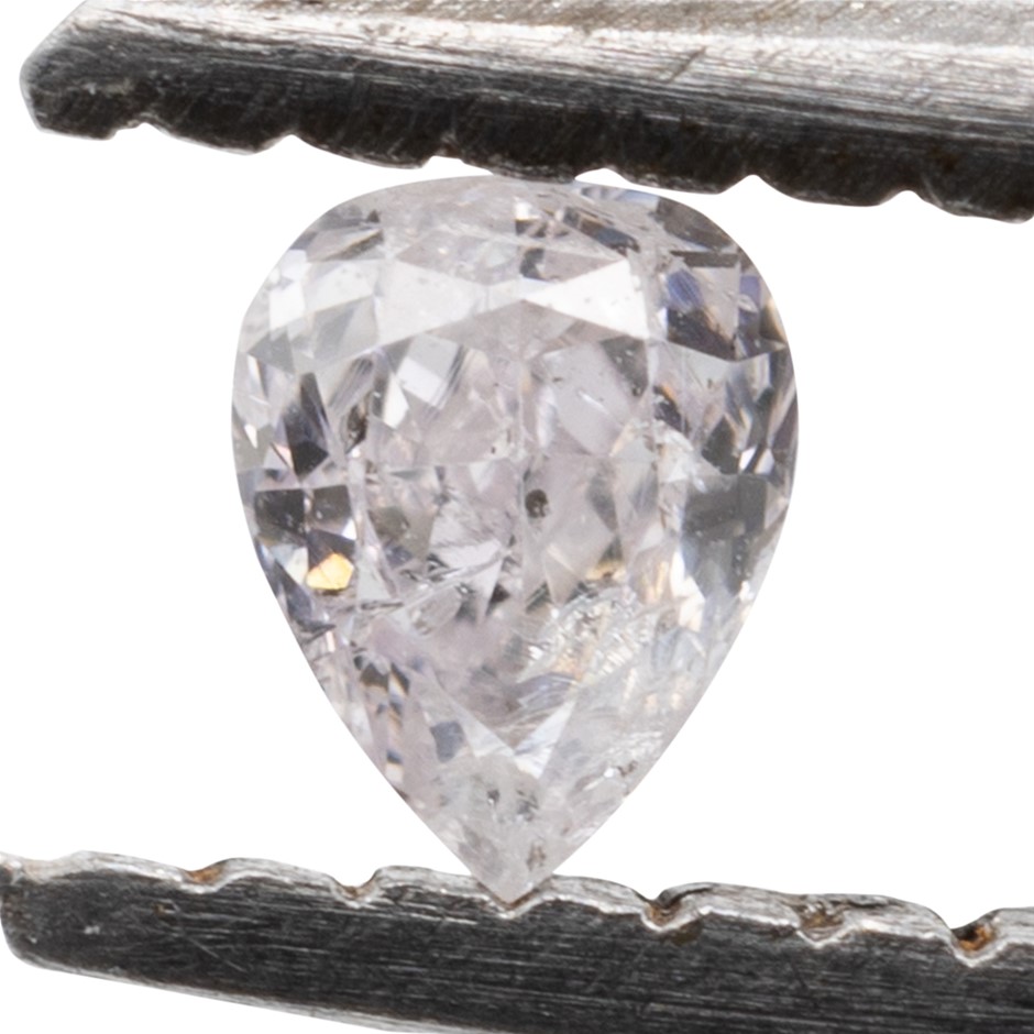 0.08ct Natural Untreated Light Pink Diamond