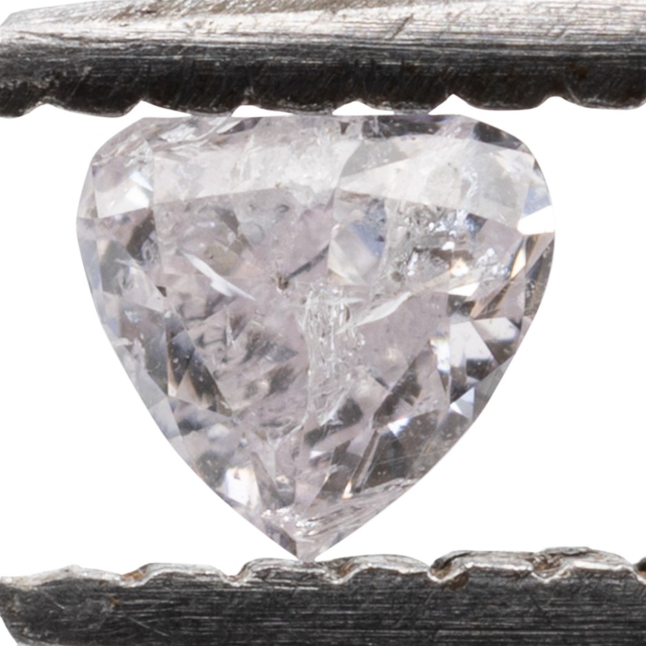 0.08ct Natural Untreated Pink Diamond