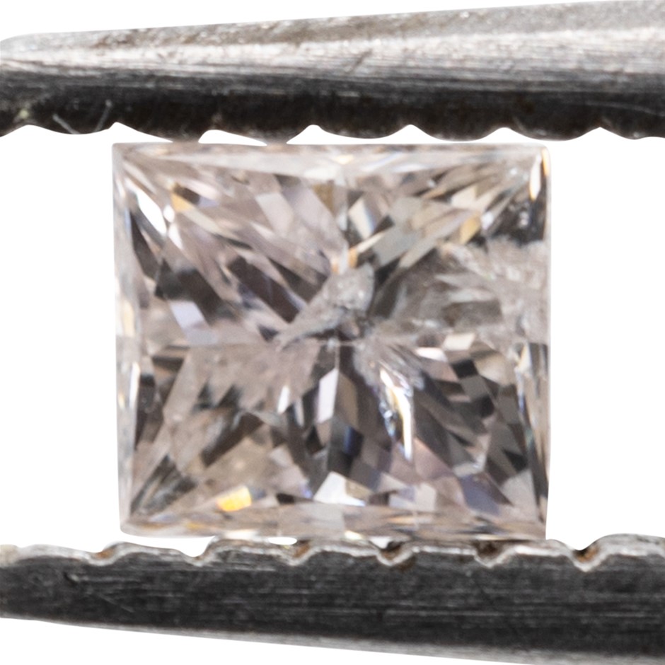 0.13ct Natural Untreated Champagne Pink Diamond