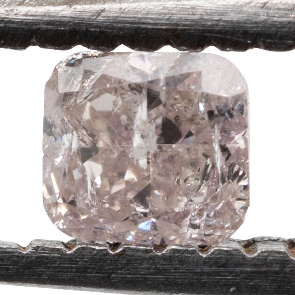 0.10ct Natural Untreated Pink Diamond