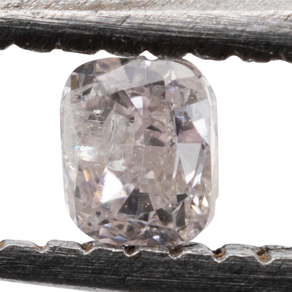 0.10ct Natural Untreated Champagne Pink Diamond