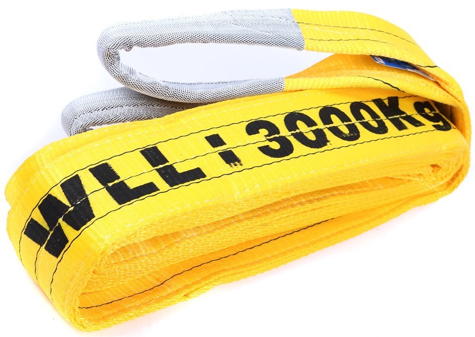 Flat Webb Lifting Sling, WLL 3000kg x 6M (With Test Cert).