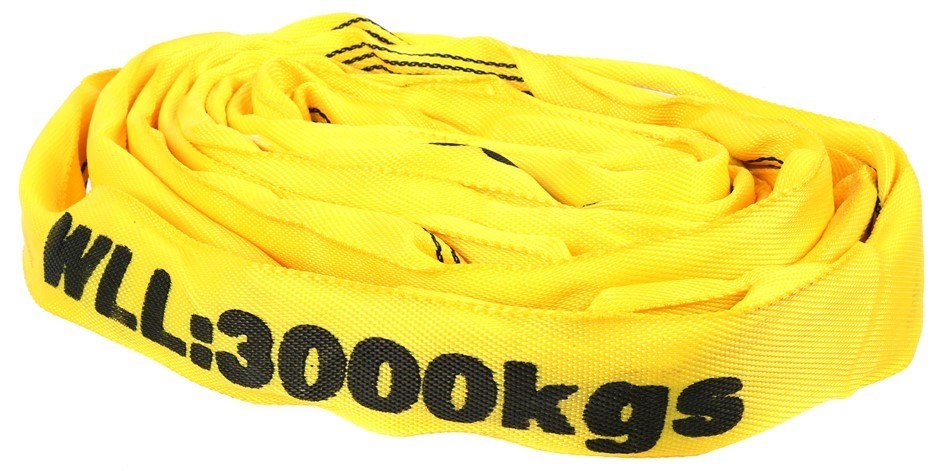 Round Lifting Sling, WLL 3,000kg x 3M (With Test Cert).