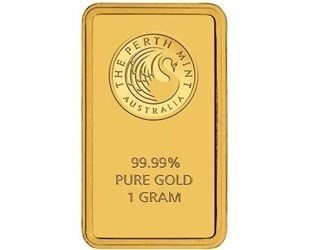 1 Gram Perth Mint Gold Bar