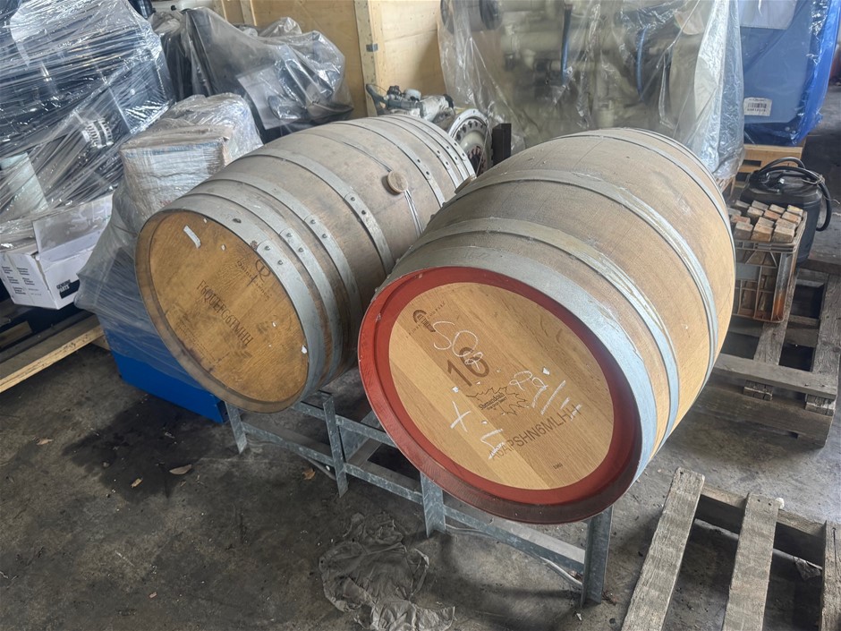 2 x French Oak Wine Barrels