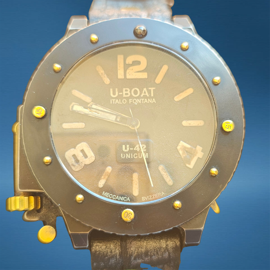 U-Boat Unicum 8088 Rare 53mm BxP & COA