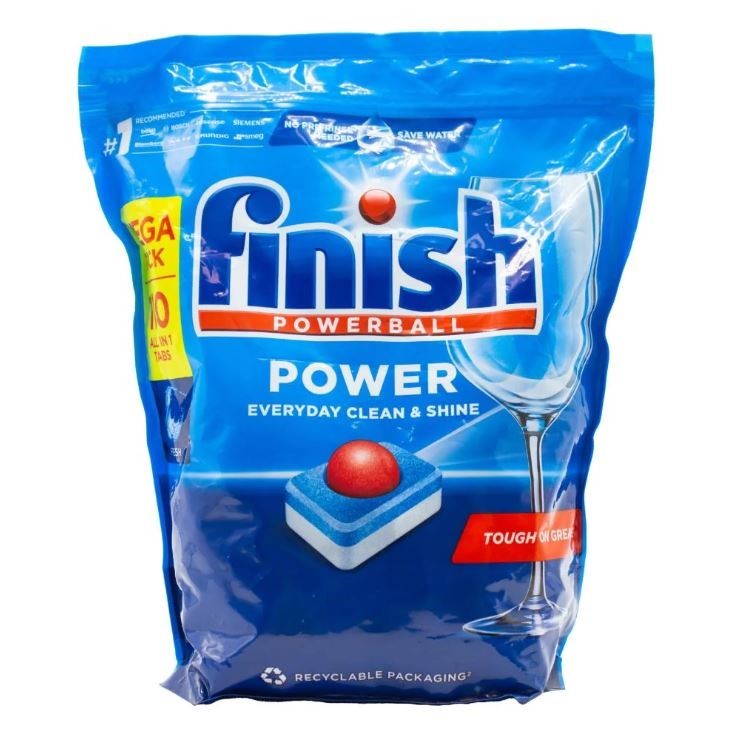 2 x FINISH Powerball 110pc Power Everyday Clean & Shine Dishwashing Tablets