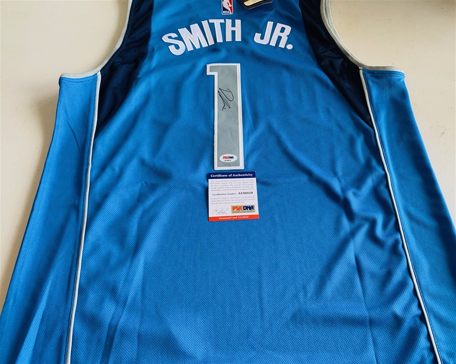 Dennis Smith Jr signed Jersey - Dallas Mavericks