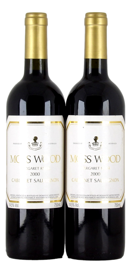 Moss Wood Cabernet Sauvignon 2000 (2x 750mL), Margaret River.
