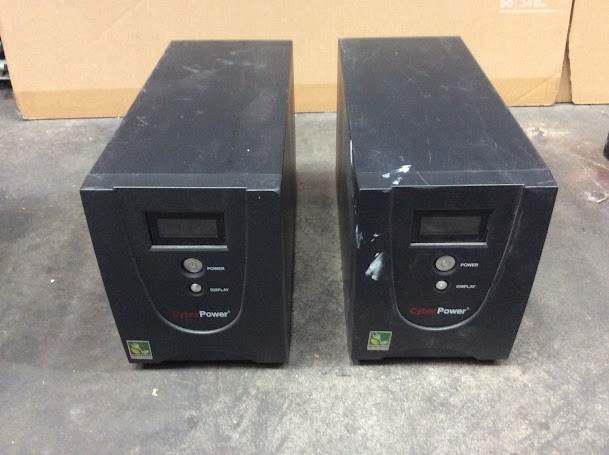 CyberPower VALUE1500ELCD-AU&Value 1200E-GP UPS (Lot of 2)