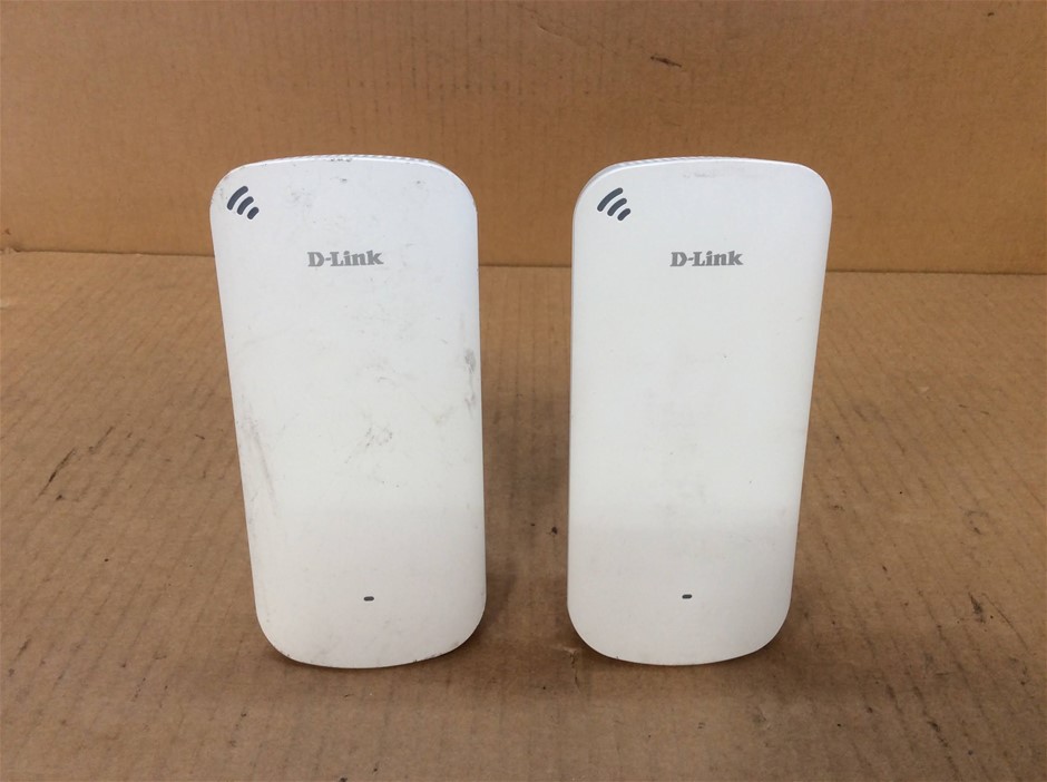 D-Link DAP-X1860 AX1800 Mesh Wi-Fi 6 Range Extender (Lot of 2)