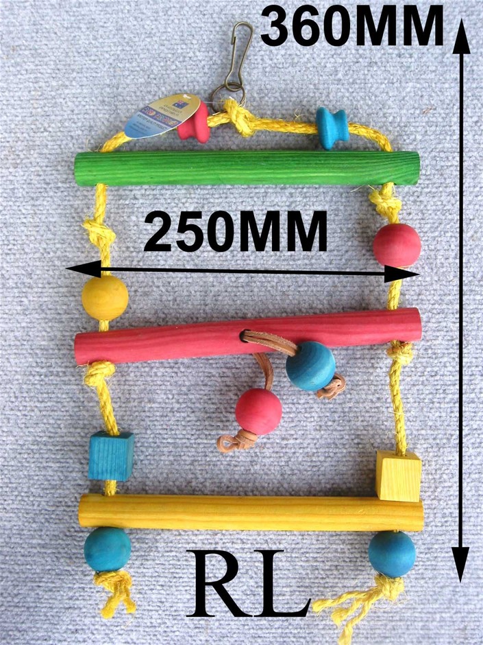 Bird Toy Reed Ladder SISAL ROPE NON TOXIC EDIBLE