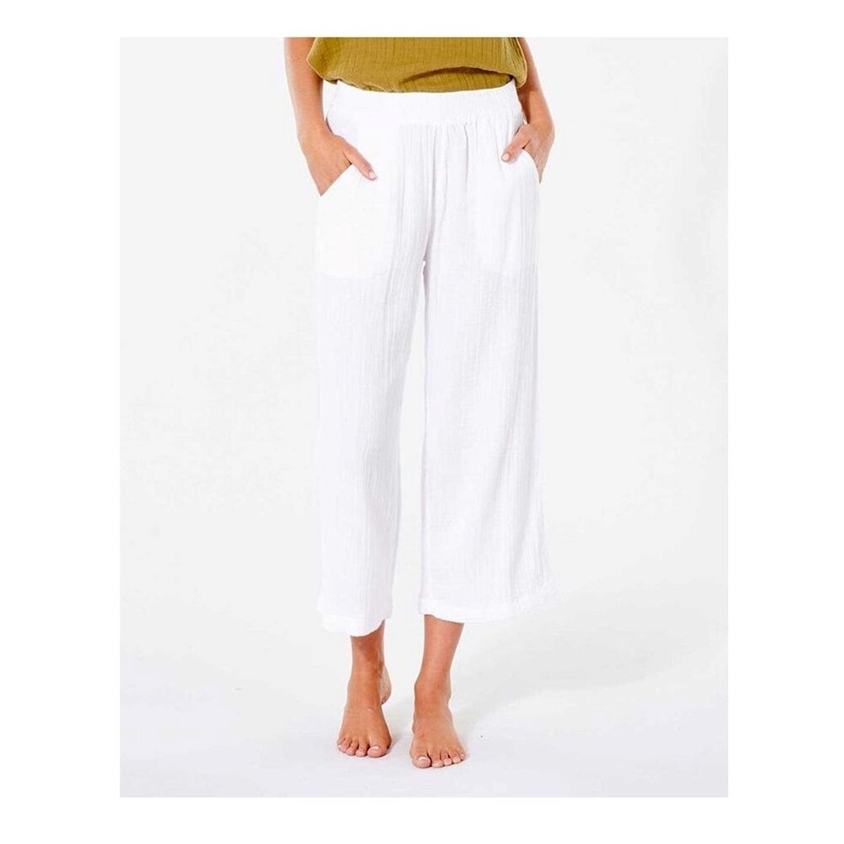 RIP CURL Women's Premium Surf Beach Pants, Size 2XL, White (1000). RRP: $89
