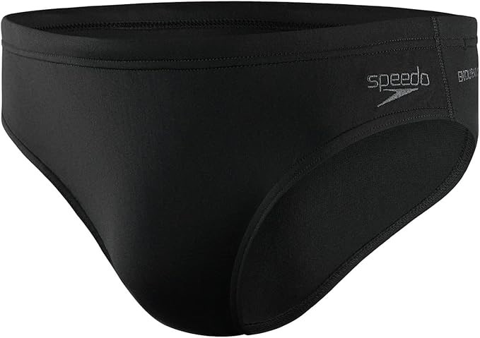 SPEEDO Men's Eco Endurance+ 7cm Swim Brief, Size AU10, Black, 8-134490001.