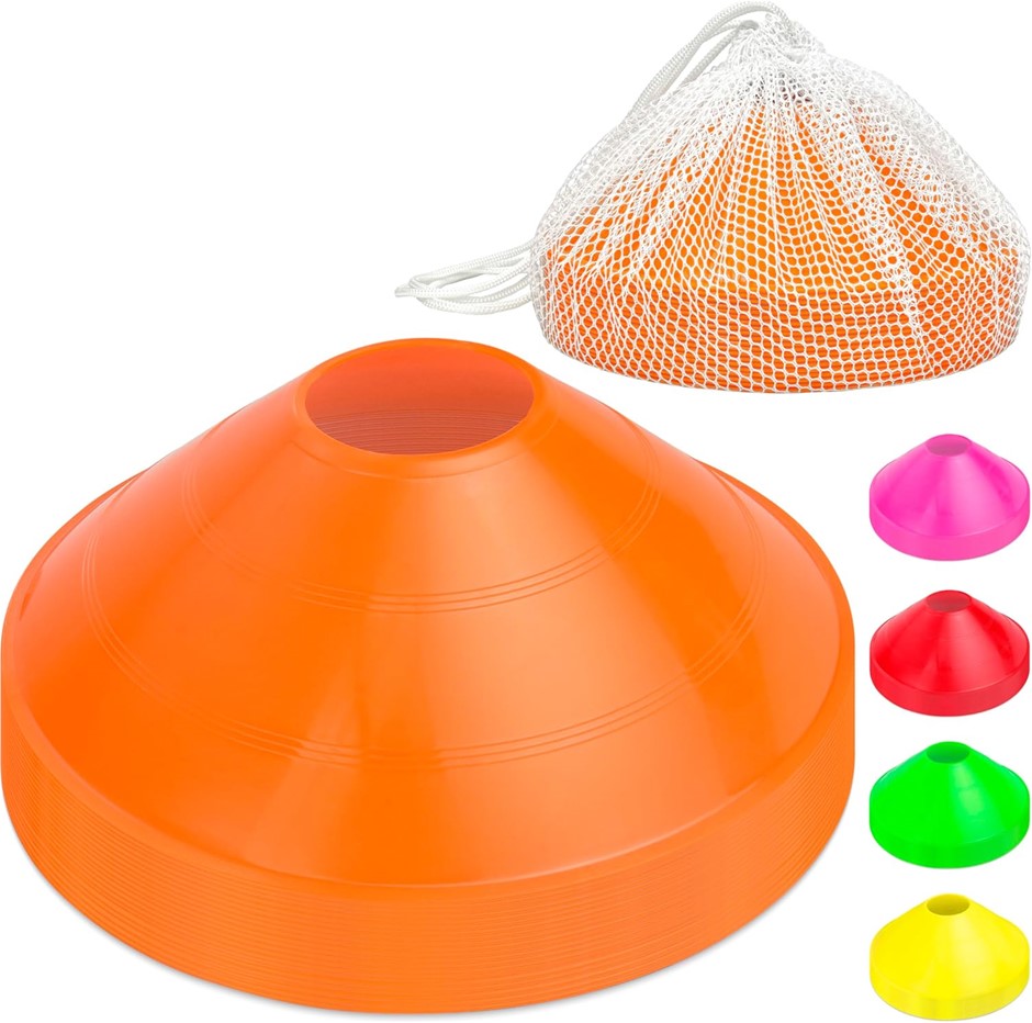GOSPORTS Sports Training Cone with Tote Bag, Pack of 20.
