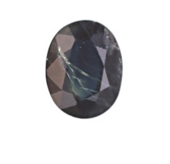 4.13 carats natural blue sapphire certified from madagascar