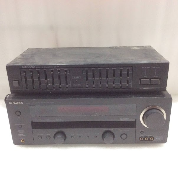 Kenwood Audio-Video Control Center & Kenwood Graphic Equalizer (Lot of 2)