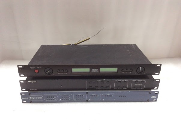 Signal Processor&AV Gear Matrix Switcher& Microphone System (Lot of 3)