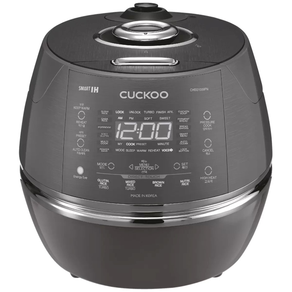 CUCKOO IH Electric Pressure Rice Cooker 10 Cups, Made In Korea, Model CRP-C