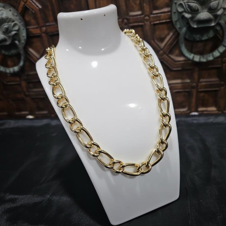18k Italy Stamped Yellow Gold Filled Chain-Quality Guarantee-60cm